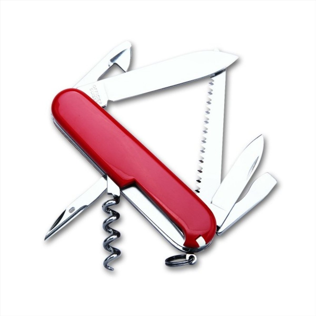 Victorinox Camper multitoolmes 13 functies 91 mm pocket EDC-tool rood