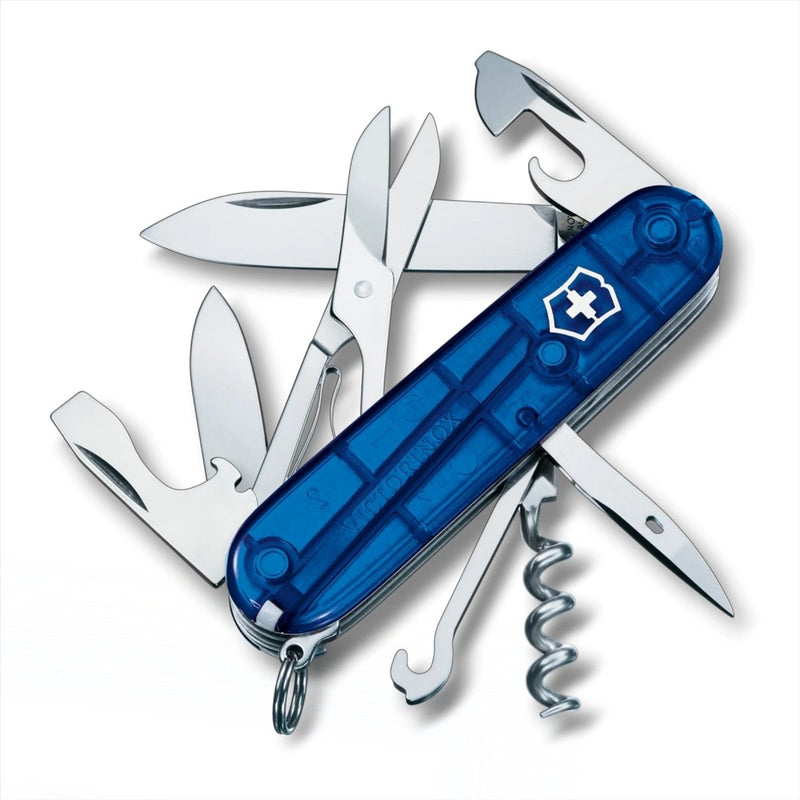 Victorinox Climber Folding Pocket Knife 14 Functions 91 mm EDC Pocket Tool Blue