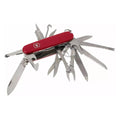 Victorinox Swiss Champ Multi Tool Knife 33 Funciones Mango rojo de acero inoxidable