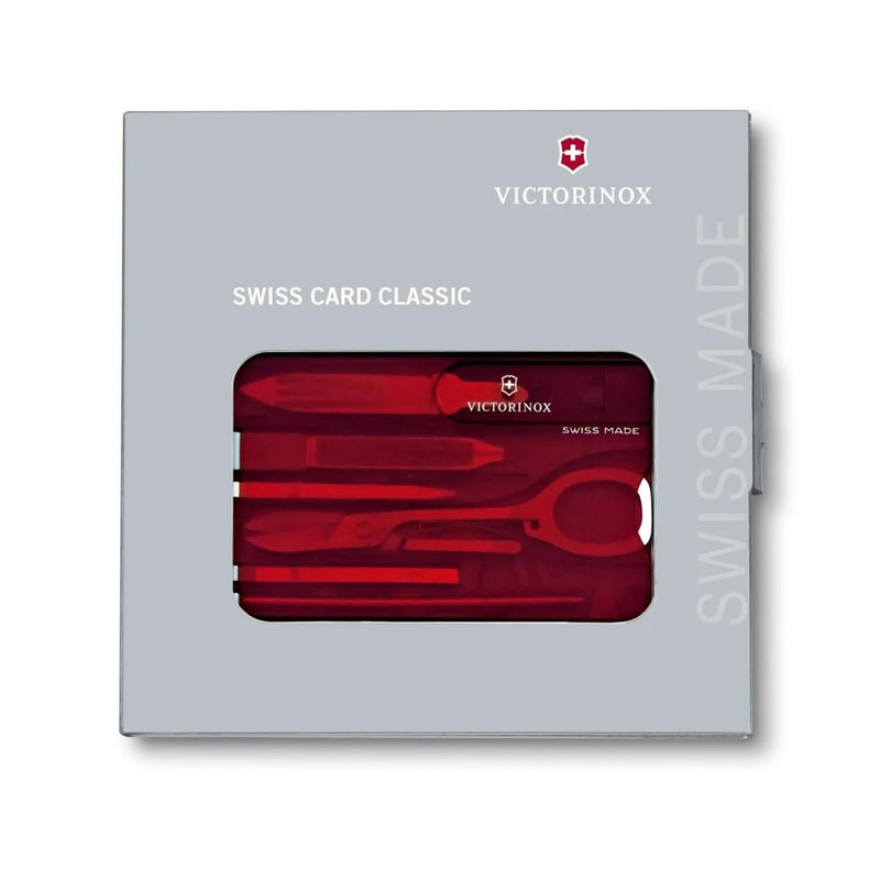 Victorinox SwissCard Classic Multi Tool 10 Functions Compact and Practical - GoMilitar