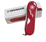 Couteau de poche pliant compact WENGER Evolution 80 en acier inoxydable fabriqué en Suisse NEUF