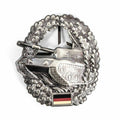 Insigne de béret Panzer BW authentique de l'armée allemande, cocarde de tankiste Panzertruppe