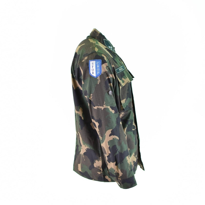 Hungarian army shirt m90 4 color camouflage long sleeve military