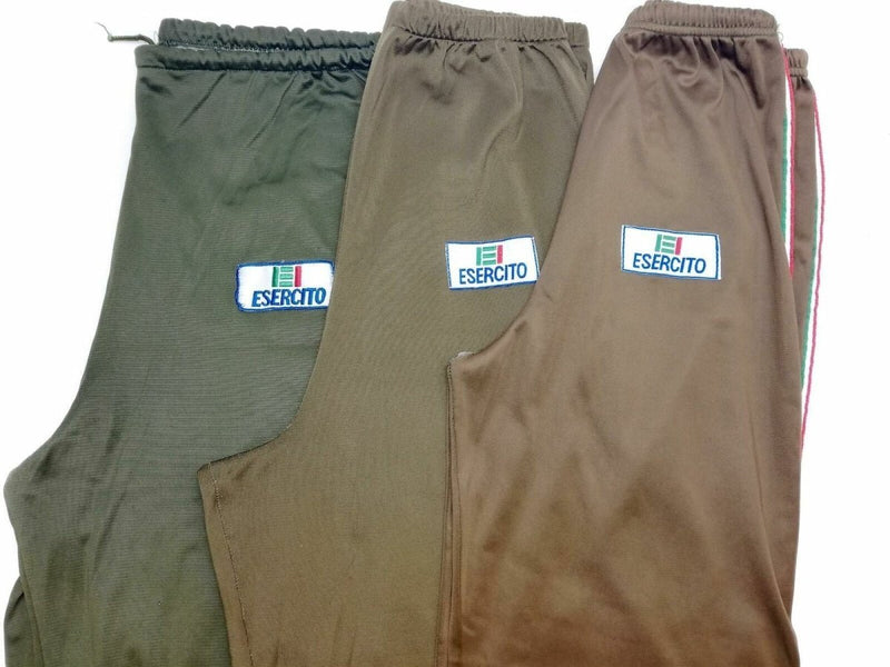 Training vintage original Italian army tracksuit pants sports basketball cross training cycling trousers