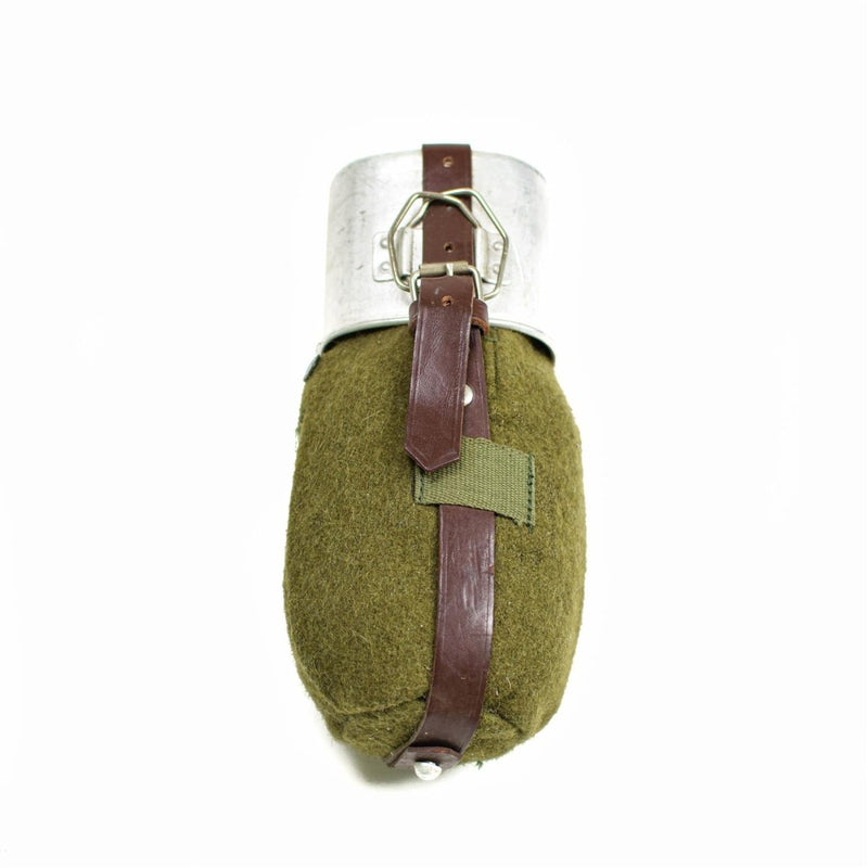 Genuine Romanian army canteen cup felt cover vintage retro Water bottle