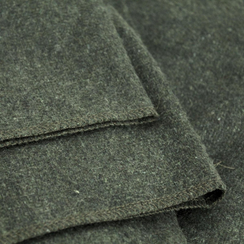 Genuine U.S. Army blanket woolen military green 150x200cm size vintage bed covering
