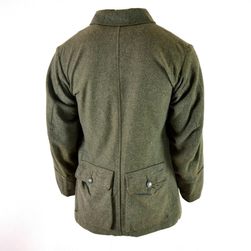 Genuine WWII vintage Swedish army wool uniform jacket M39 1940's military windproof workwear wool