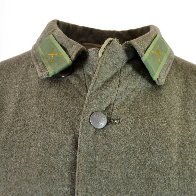Genuine WWII vintage Swedish army wool uniform jacket M39 1940's military windproof winter fall