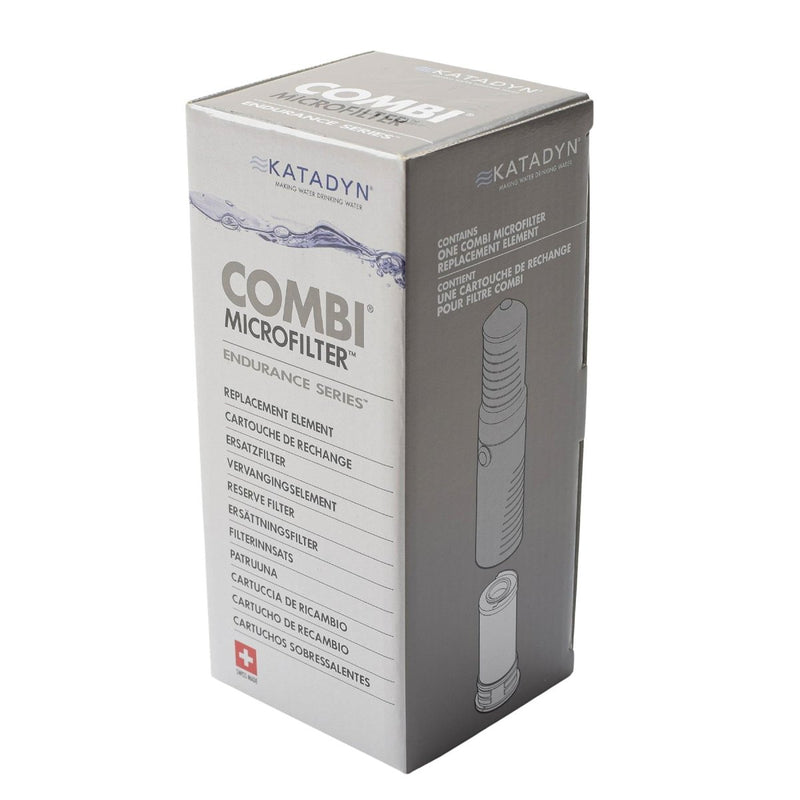 Katadyn Combi water filtering system ceramic cartridge replacement transportation box