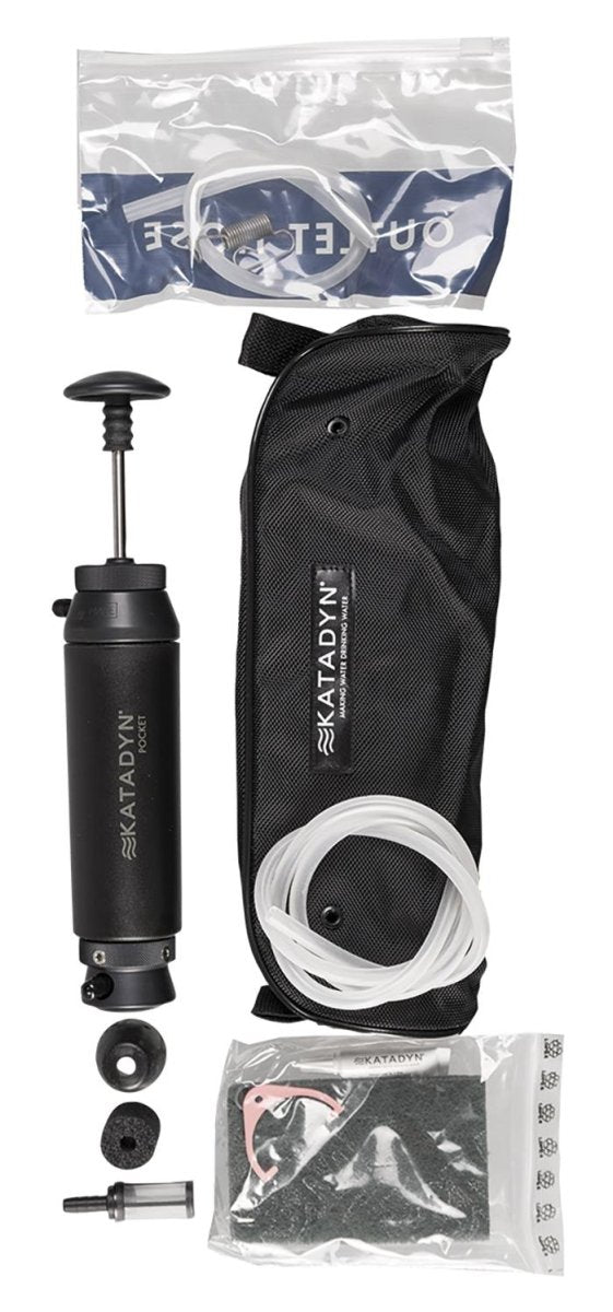 Katadyn Pocket Water Filter Tactical Camping Emergency Camp Purification Premium cermaic material