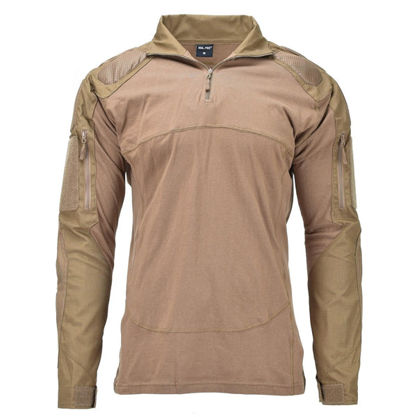 Mil-Tech Brand lightweight breathable Military Style Troops combat shirts dark coyote color BDU athletic fit