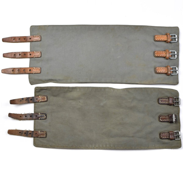 Original Austrian Army M58 leg Gaiters Vintage military surplus issue leg gaiters vintage