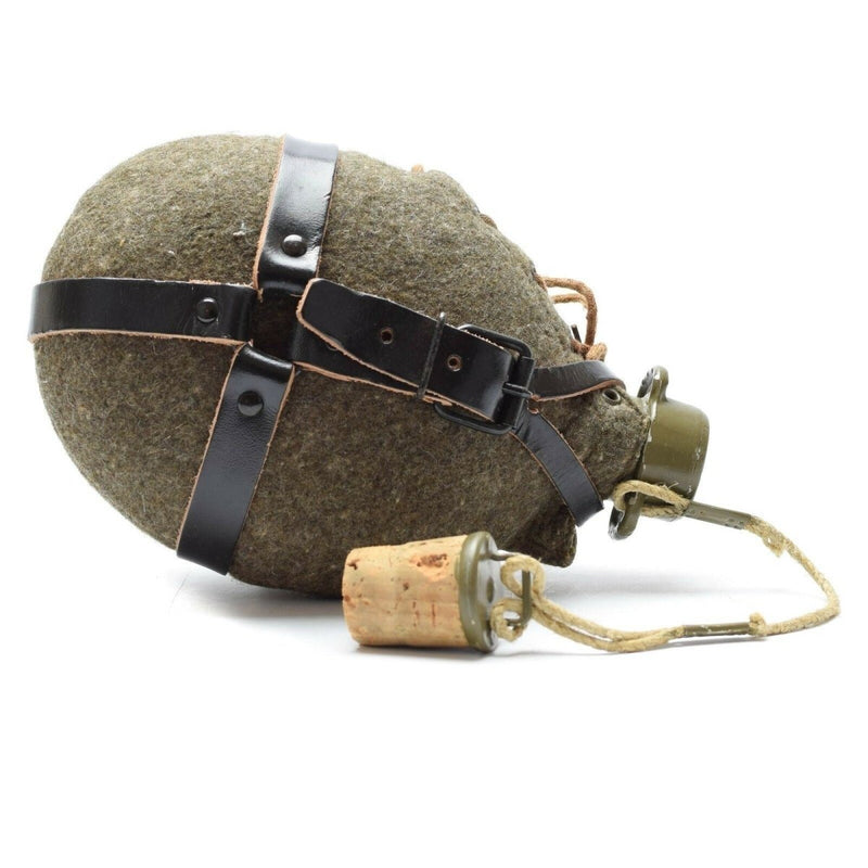 Czech Army Drinking Flask M60 Water Bottle Canteen cork plug stopper durable flask plastic cap wool cover