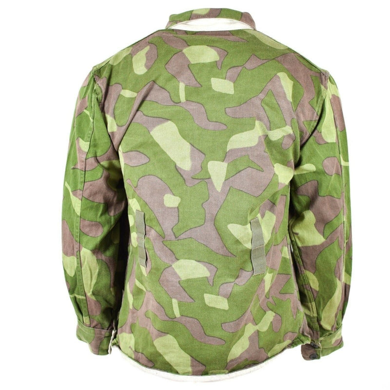 Vintage original Finnish army camo uniform M-62 Reversible suit jacket Large sizes all seasons