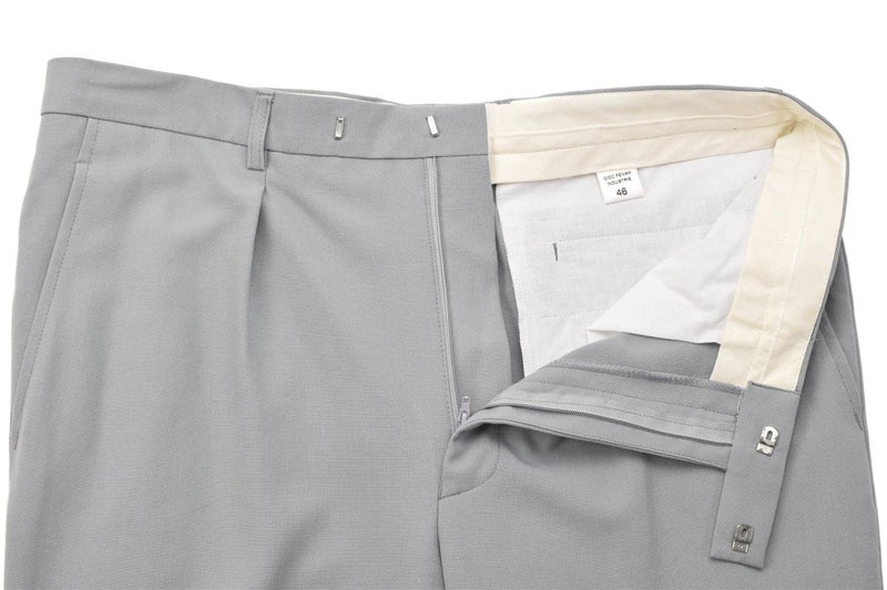 Original French military dress pants gray uniform formal trousers closure zipper gray color casual pants