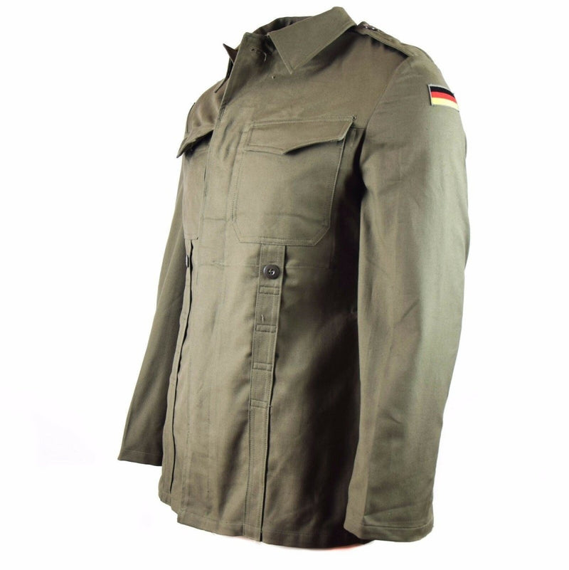 German army moleskin jacket vintage BW army field olive drab jacket
