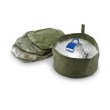 Original de la caja del ejército del ejército de los Países Bajos del ejército plegable Tazón compacto Oliva