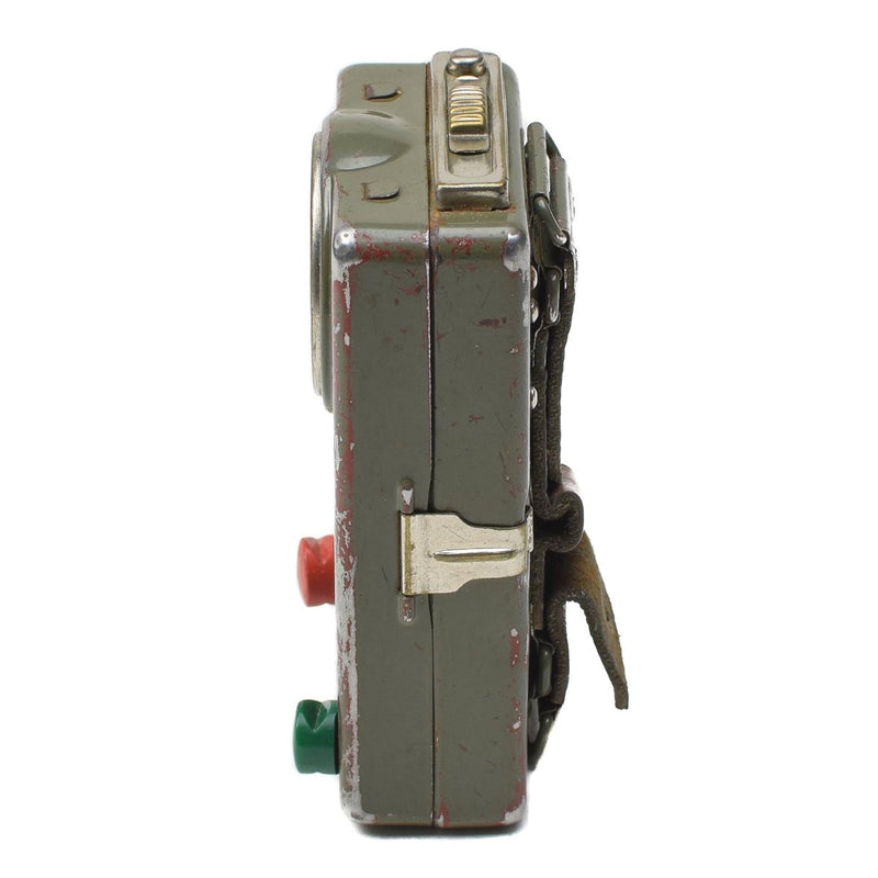 Vintage Swiss army military signal lamp Green Red color flashlight emergency