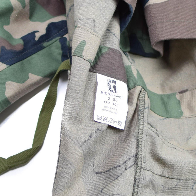 Slovakian army field jacket M97 Camo military combat parka