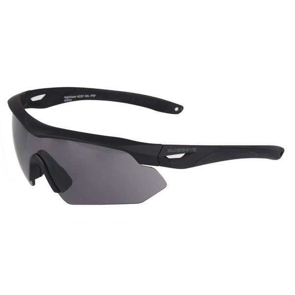 SWISS EYE Safety shooting goggles adjustable angle 3 color lenses tactical case soft temples polycarbonate frame material