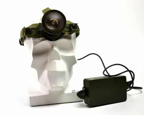 Vintage Swedish Sweden military army Head lamp Head torch